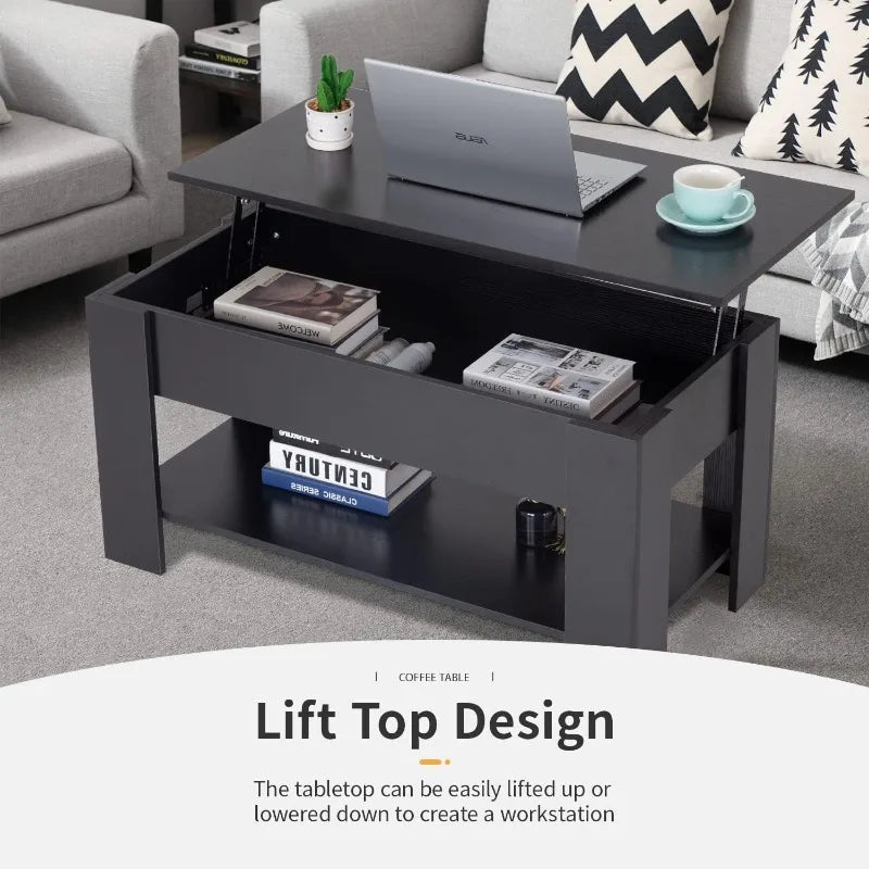 ElevateEase Lift Top Coffee Table